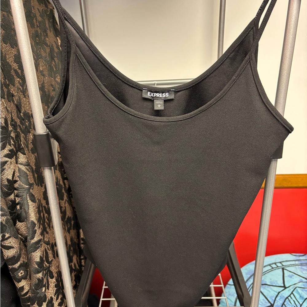 Express Black Fitted Bodysuit